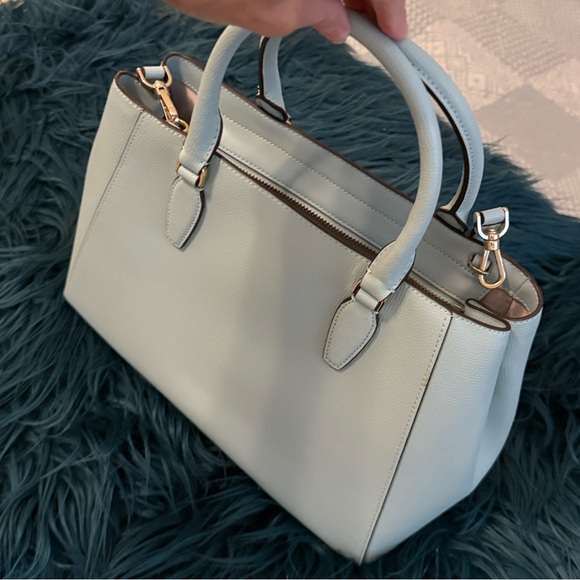 Kate Spade Kristi satchel in dewy blue Saffiano leather - Picture 4 of 7